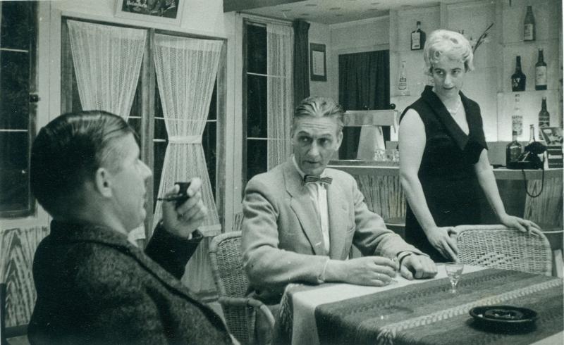 5 met v.l.n.r. Joop Dirksen, Jaap vd Werf, Annie Keff-May